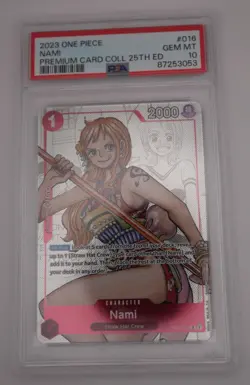 One Piece TCG-Premium Card Collection-Nami - OP01-016 - ENGLISH PSA 10 NM - Image 1