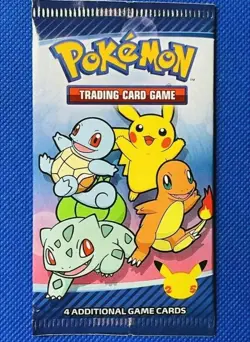 1x Pokemon 25th Anniversary McDonalds Special Promo Sealed Card Pack FREE SHIP - Image 1