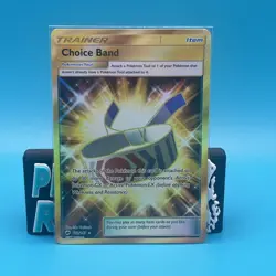 Choice Band - 162/147 - Pokemon Burning Shadows Sun & Moon Secret Rare Card MINT - Image 2