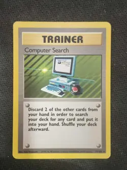 COMPUTER SEARCH - 71/102 - BASE SET UNLIMITED - RARE - POKEMON CARD - Image 1