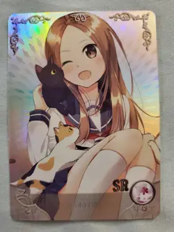 Goddess Story NS-07-041 Takagi-san SR Anime Waifu Card - Image 1