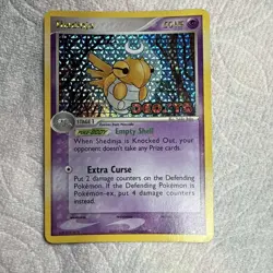 Pokemon TCG Shedinja Deoxys 14/107 Reverse Holo Card - Image 1