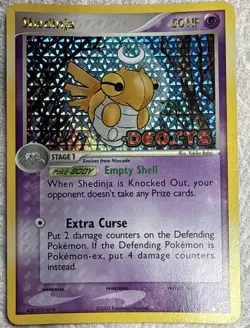Pokemon TCG Shedinja Deoxys 14/107 Reverse Holo Card - Image 2