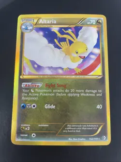Altaria 152/149 Shiny Secret Rare Gold Pokemon Trading Card - Image 1