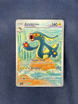 Pokemon TCG Black Bolt Elektross Illustration Rare Card 115/86 Near Mint - Image 1