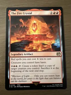 Magic The Gathering The Fire Crystal - FINAL FANTASY (FIN) - MTG -Regular - Image 1