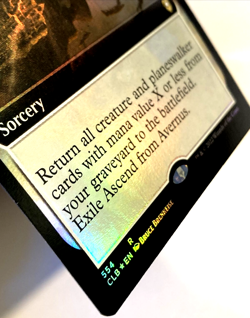 MTG Ascend from Avernus *EXTENDED ART FOIL* 554 NM - Image 2