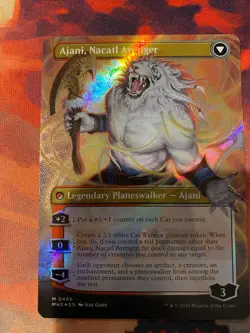 MTG Modern Horizons 3 Ajani Nacatl Pariah Textured Foil - Image 1