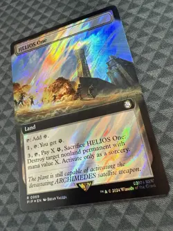 MTG HELIOS One #0969 Surge Foil Ext. Art Rare Universes Beyond: Fallout (PIP) - Image 2