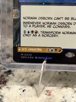 Norman Osborn (Borderless Foil) - M 0220 - Marvel's Spider-Man MTG - Image 3