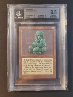 Jade Statue BGS 8.5 NM-MT+ [Beta] Mtg Magic Free Tracking! - Image 1