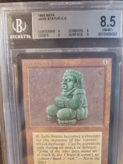 Jade Statue BGS 8.5 NM-MT+ [Beta] Mtg Magic Free Tracking! - Image 2