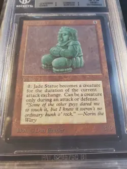 Jade Statue BGS 8.5 NM-MT+ [Beta] Mtg Magic Free Tracking! - Image 3