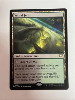 Vernal Fen Commander: Edge of Eternities #24 Rare - Image 1