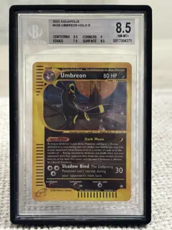 Pokemon Aquapolis Umbreon Holo #H29/H32 English BGS 8.5 - Image 1