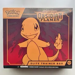 Pokemon Scarlet & Violet Obsidian Flames Elite Trainer Box ETB SEALED 820650853913 - Image 1