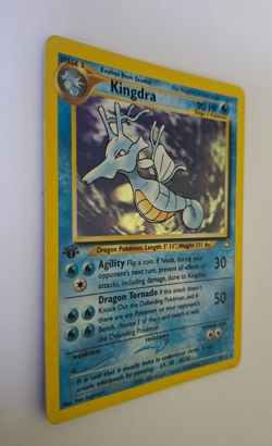 Carta Holo POKEMON KINGDRA Neo Genesisi 8/111 prima edizione ENG edition - Image 2