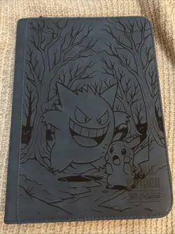 BRAND NEW laser Engraved Pokemon Binder Ft Gengar And Pikachu! - Image 1