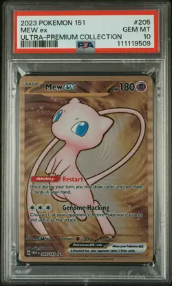 2023 POKEMON 151 ULTRA-PREMIUM COLLECTION #205 MEW EX PSA 10 - Image 1
