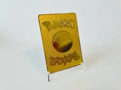 Pokemon Karten Glurak VMAX Gold Metallkarten 3er Set - Fan Edition- Geschenkidee - Image 4