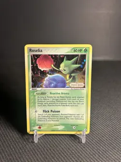 Pokemon TCG Roselia 42/92 Legend Maker Reverse Holo MP - Image 1