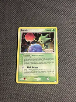 Pokemon TCG Roselia 42/92 Legend Maker Reverse Holo MP - Image 3