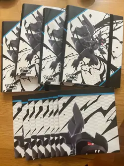 Lot of Pokemon Black Bolt Binder (4) & Poster (8) * NO PACKS* - Image 1