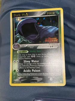 Pokemon Dark Muk Reverse Holo #16 Stamped EX Team Rocket Returns Free Shipping - Image 2
