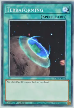 Yugioh Terraforming SDSA-EN024 Common 1st Edition - Image 1