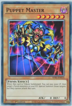 Yugioh Puppet Master SDSA-EN014 Common 1st Edition - Image 1