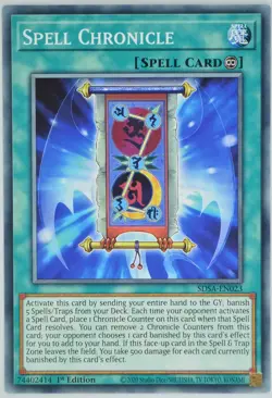 Yugioh Spell Chronicle SDSA-EN023 Common 1st Edition - Image 1