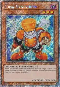 Junk Synchron (Platinum Secret Rare) - Quarter Century Bonanza - Yu-Gi-Oh! - NM - Image 1