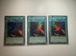 Yu-Gi-Oh Black Whirlwind X 3 TU01-EN005 Super Rare Near Mint Playset VLP French - Image 1