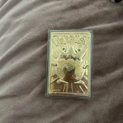 Togepi Pokemon Limited Edition Nintendo 1999 23K Gold Plated Metal Trading Card - Image 1