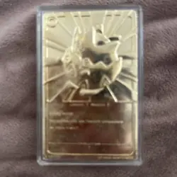 Togepi Pokemon Limited Edition Nintendo 1999 23K Gold Plated Metal Trading Card - Image 2