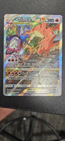 Pokemon TCG Charizard VSTAR SWSH262 Sword & Shield Promo Card Holo NM Condition - Image 1
