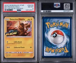 Pokemon 2019 Sun & Moon Promo Card Detective Pikachu SM170 Stamped Holo - Image 3