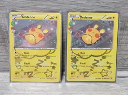 Lot Of 2 Pokemon Card Dedenne RC10/RC32 Generations Radiant Collection Reverse - Image 1