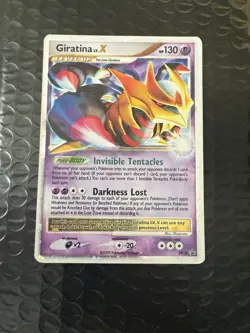 Giratina LV.X DP38 Diamond & Pearl Black Star Promo Holo Pokemon Card - Image 1