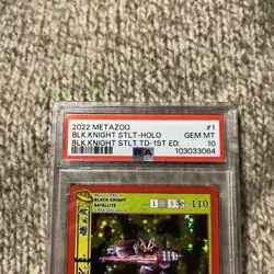 Metazoo Black Knight Satellite PSA 10 Gem Mint 1st Edition Holo Promo Card 1/14 - Image 2