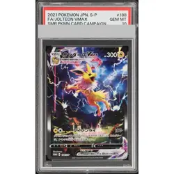 Pokemon Card Jolteon VMAX 188 S-P Promo PSA10 Japanese 4ca1d3f4ba7af4764bf074b1 - Image 1