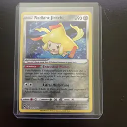 Radiant Jirachi 2022 Silver Tempest Holo Rare Pokemon Card 120/195 (NM) - Image 1