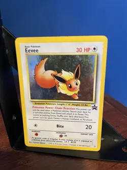 Pokemon TCG Eevee #11 Black Star Holo Promo Card - Image 1