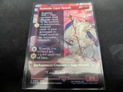 MTG Magic the Gathering FOIL Summon: Esper Ramuh Borderless FIN! - Image 1