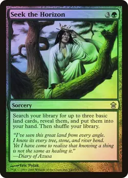 Saviors of Kamigawa MTG Foil Seek the Horizon Magic - Image 1