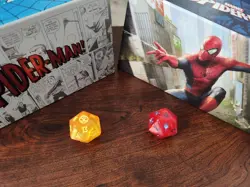 Spider-Man Gift Bundle & Reg D20 MTG magic the gathering dice Spindown, 2025 - Image 1