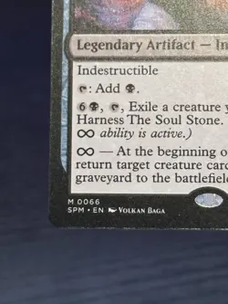 2025 MTG MARVEL’S SPIDER-MAN #0066 THE SOUL STONE MYTHIC - Image 5