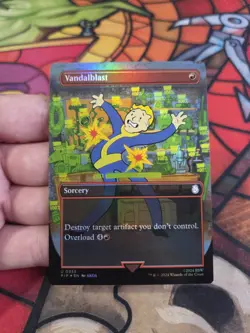 Vandalblast (Borderless) Universes Beyond: Fallout Foil MTG NM - Image 1