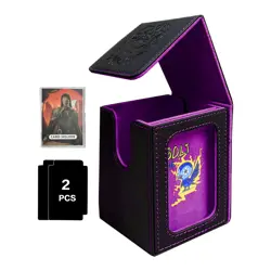 100+ Trading Card Deck Box Holder Commander Card Carrying Organiser Case MTG TCG - Image 1