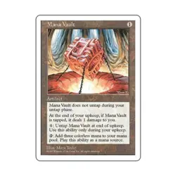 WOTC MtG 5th Ed Mana Vault (R) EX - Image 1
